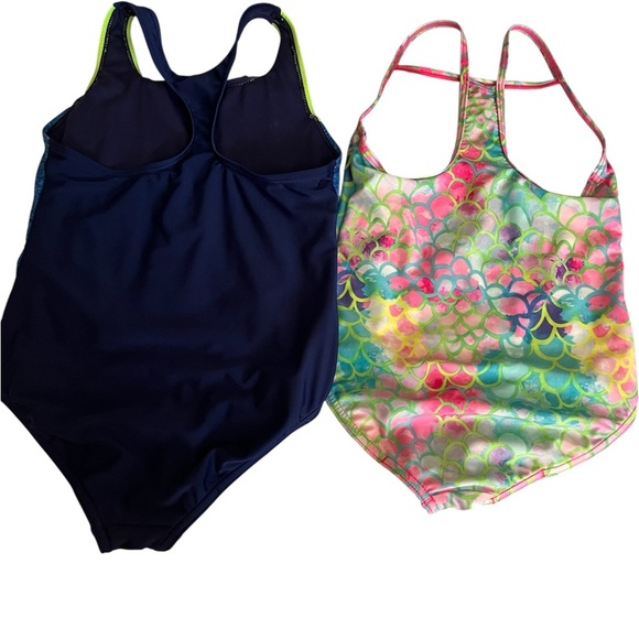 Speedo Navy and Speedo Vibrant Multicolor Swimsuits - Two Bathing suits - Picture 2 of 3